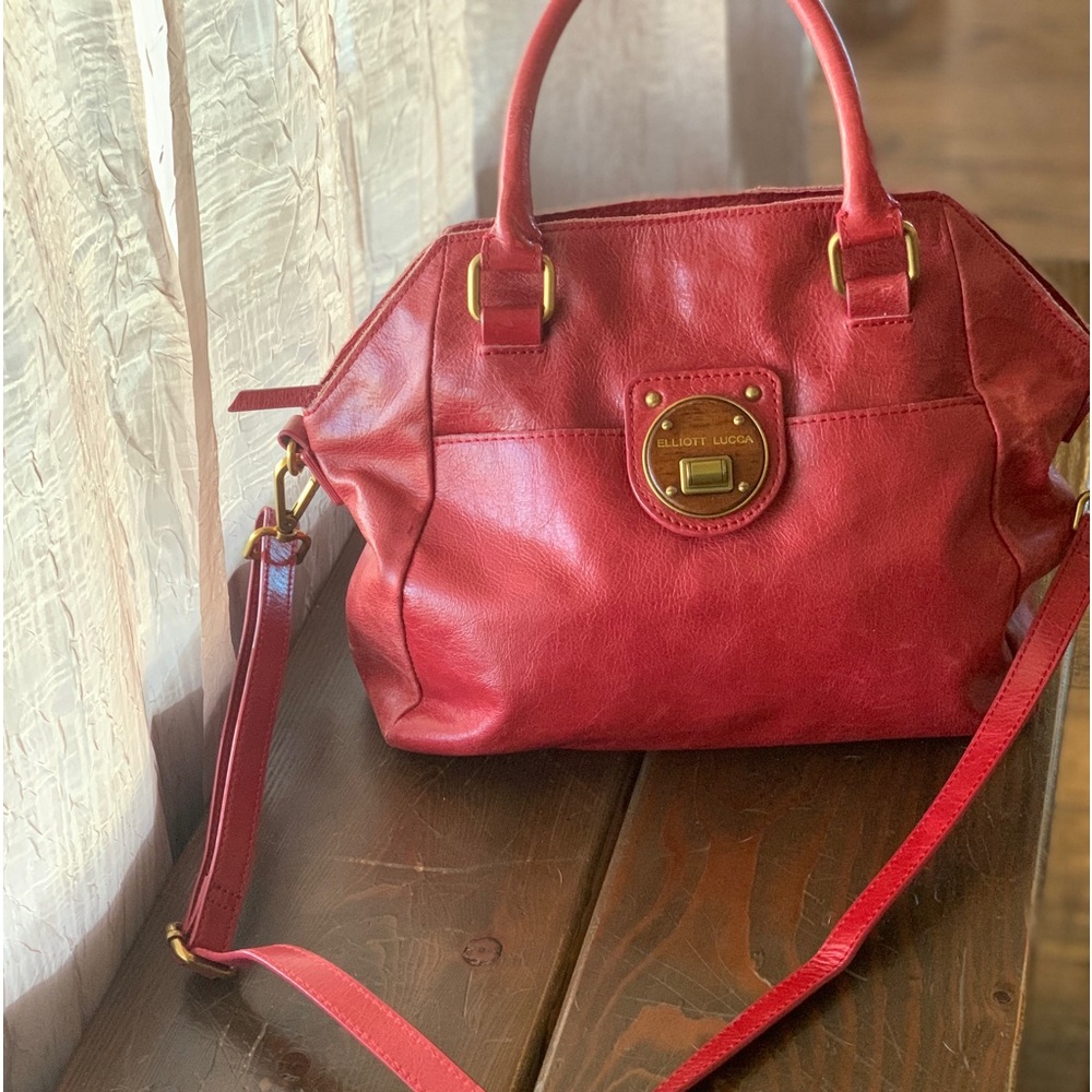 Genuine leather handbag ELLIOT LUCCA